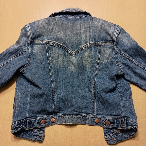 American Rag Denim Jean Cropped Jacket Size Small - Picture 5 of 9